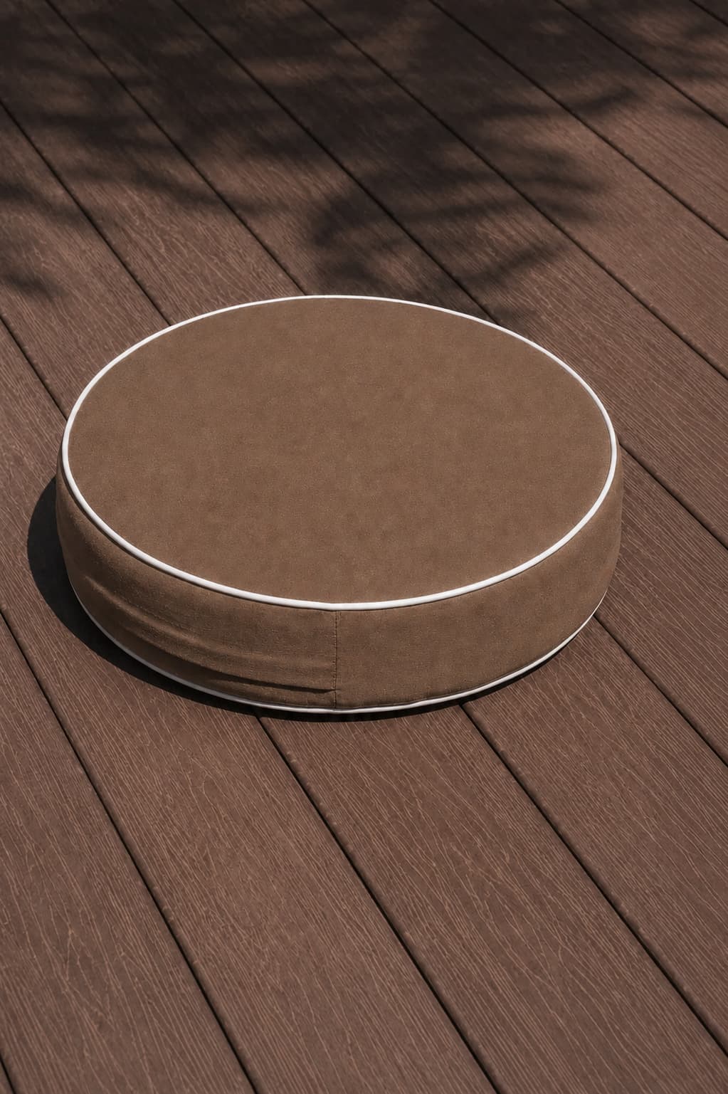 palma cacao round floor cushion