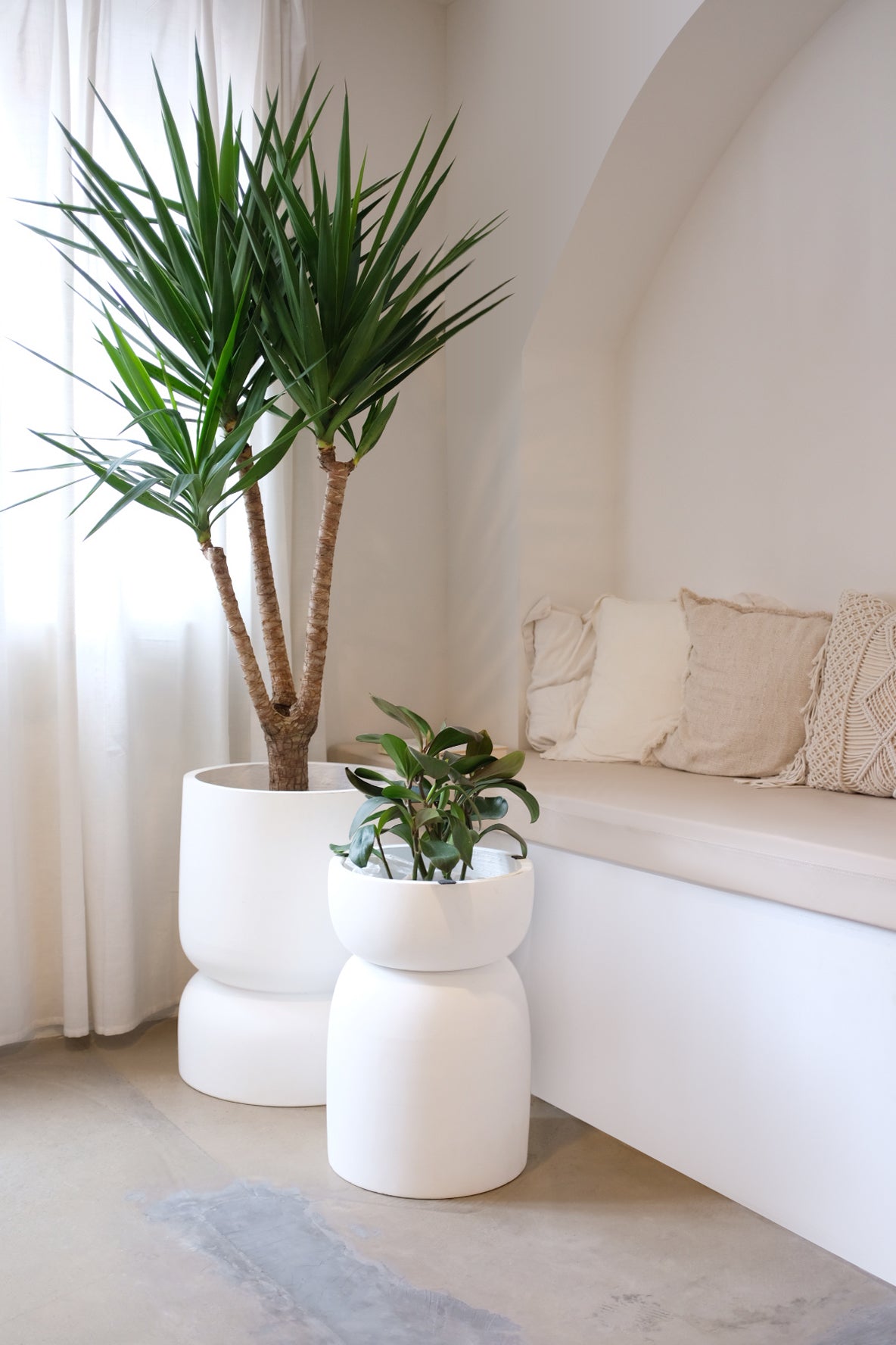 small & large floor pot