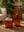 tangelo glass side table