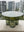 moss glass coffee table