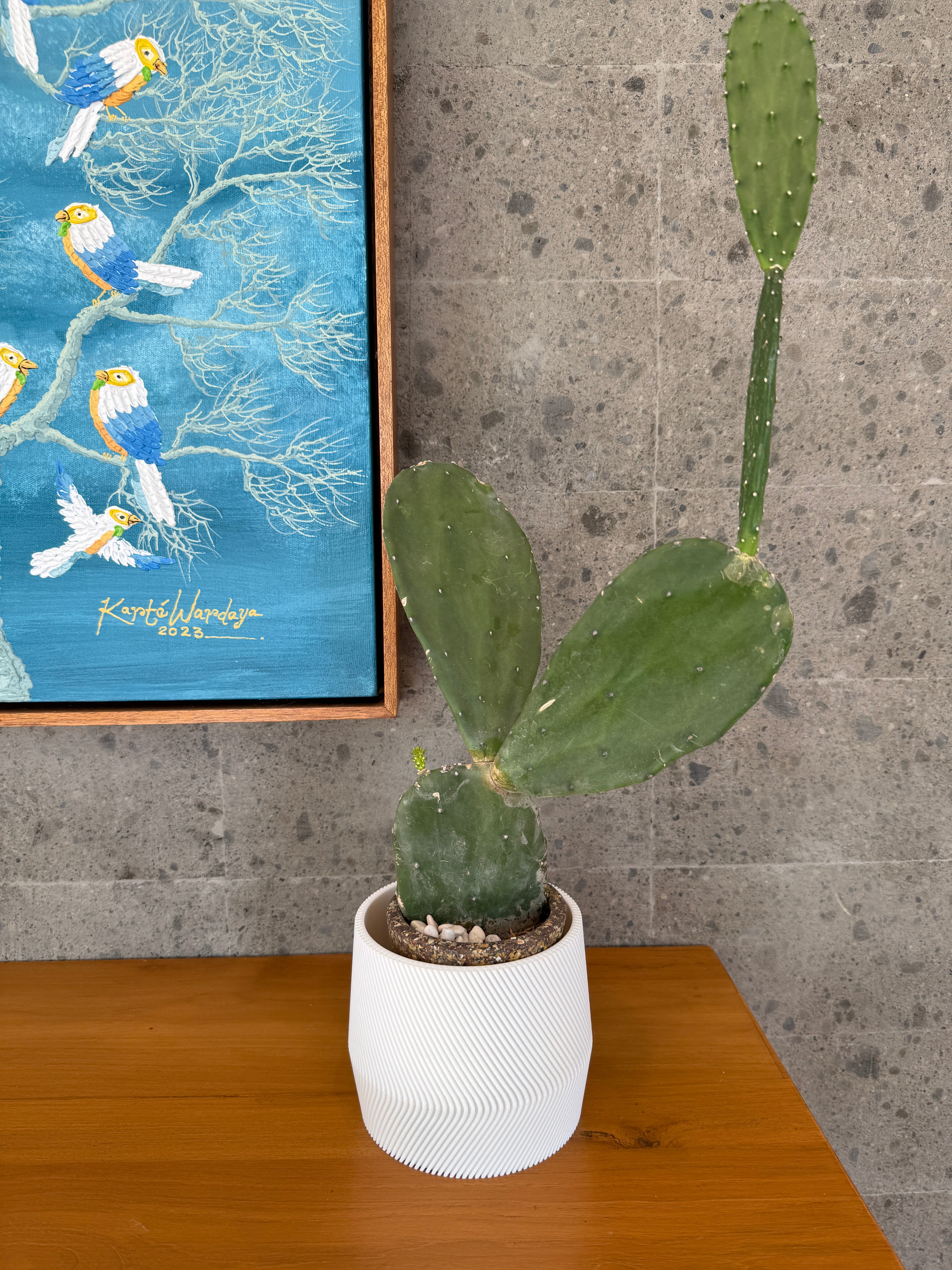 3D plant pot small sirocco