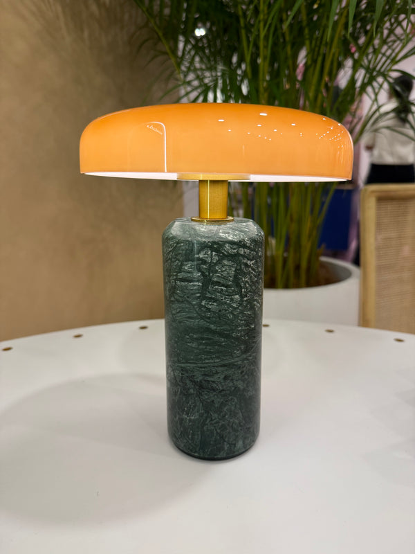 vela verde mushroom lamp