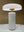 vela mushroom lamp white glass