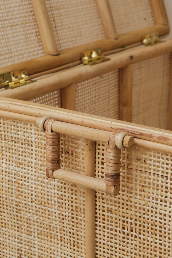 large rattan storage box addax