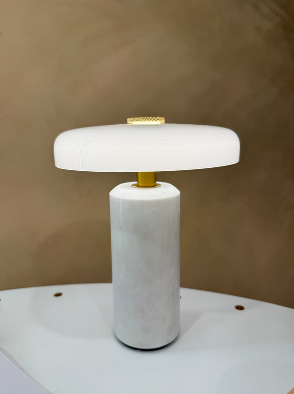 vela alabaster mushroom lamp
