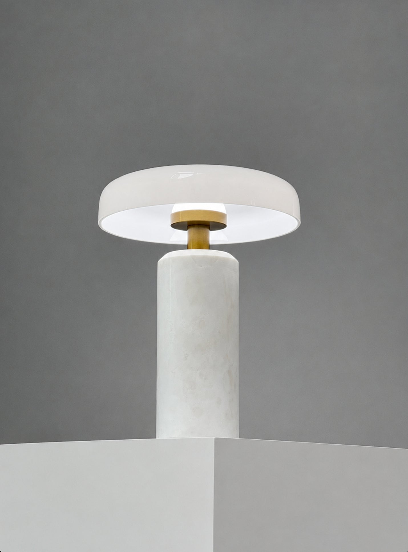 vela alabaster mushroom lamp