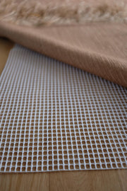 non slip rug underlay large cream