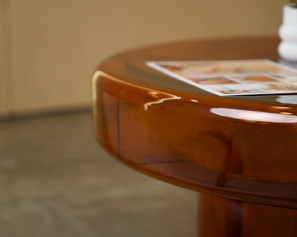 tangelo glass coffee table