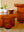 tangelo glass side table
