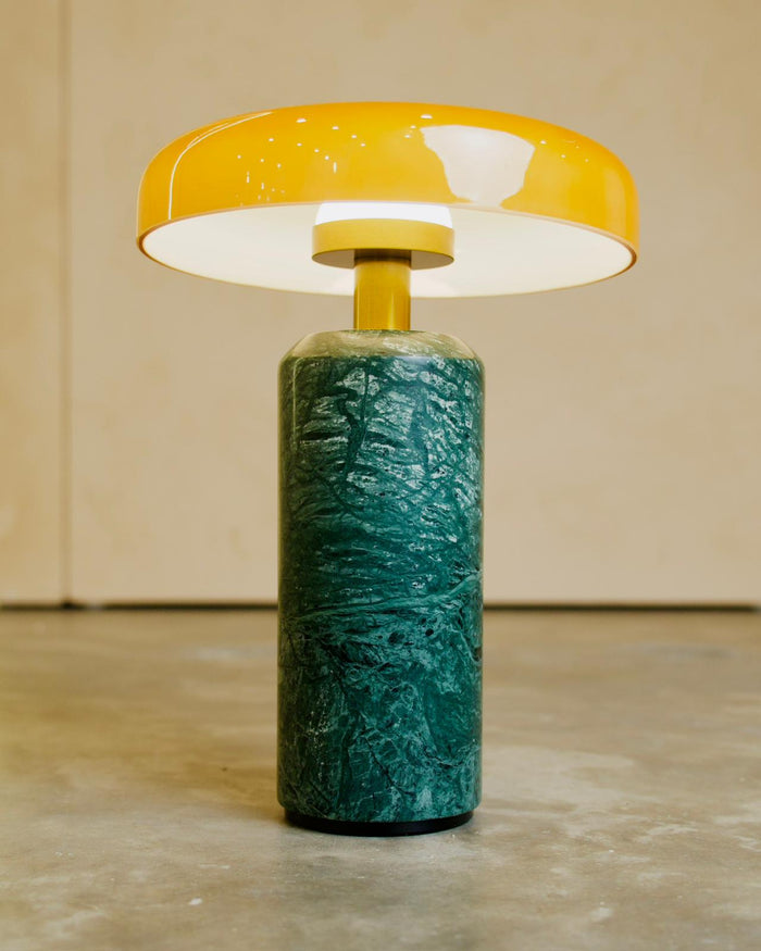 vela verde mushroom lamp