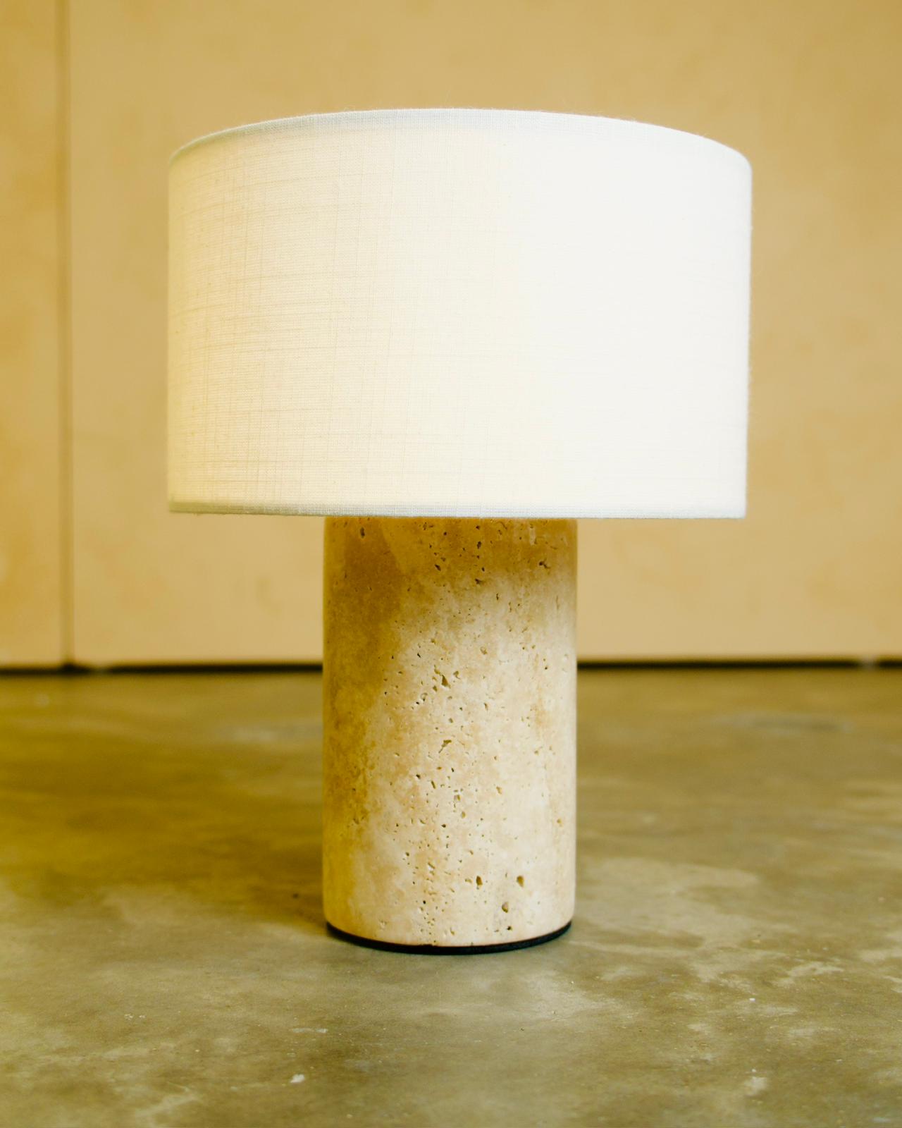 talai travertine lamp