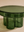 moss glass coffee table